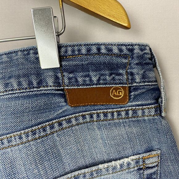 Adriano Goldshmied The Symbol Jeans Mens 40x28 Blue Button Fly Straight Relaxed - Picture 13 of 14